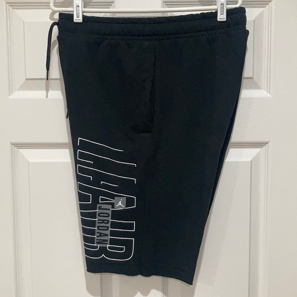 𝅺NIKE Air Jordan Jumpman Fleece Shorts Black CZ1674-010 Men’s NEW